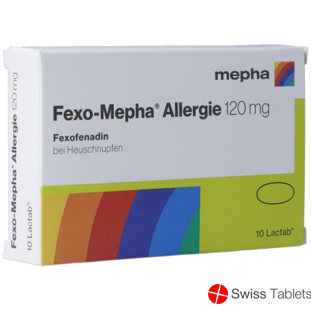 Fexo Mepha Allergie Lactab 120mg 10 Stück buy online