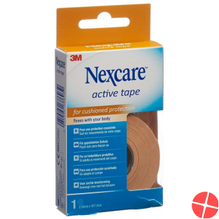 3M Nexcare Active Tape 2.54cm x 4.572m roll