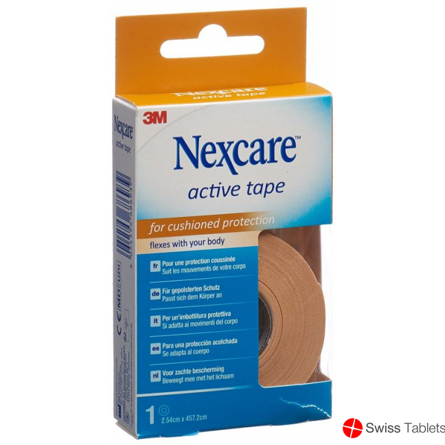 3M Nexcare Active Tape 2.54cm x 4.572m roll buy online