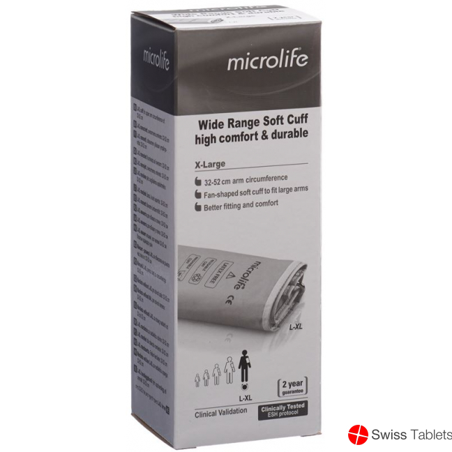 Microlife soft cuff upper arm L-xl 32-52cm buy online