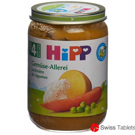 Hipp Gemüse-allerlei Glas 190g buy online