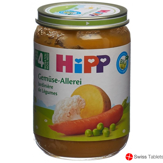 Hipp Gemüse-allerlei Glas 190g buy online
