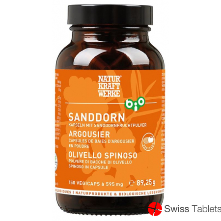 Naturkraftwerke Sanddorn Vegicaps Bio 150 Stück buy online