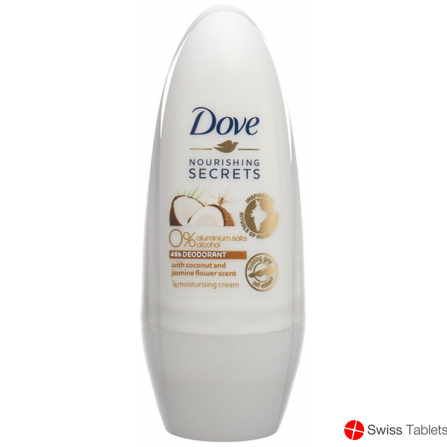 Dove Deo 0% Roll On Kokos&jasminblue 50ml buy online
