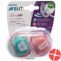 Avent Philips Schnul Ultra Air 18m+ Girl Katze/ha