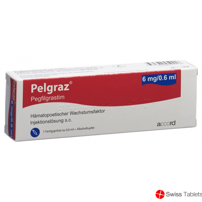 Pelgraz 6mg/0.6ml M Nadelschutz Fertigspritze 0.6ml buy online