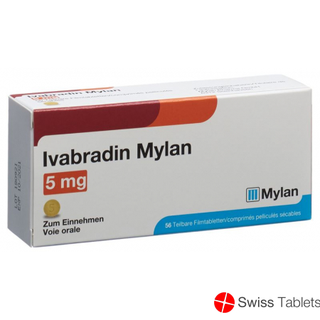 Ivabradin Mylan Filmtabletten 5mg 56 Stück buy online