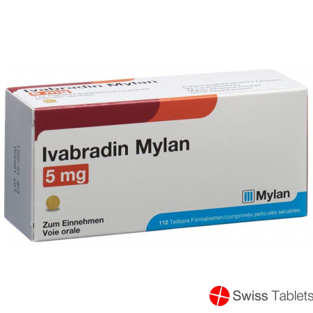 Ivabradin Mylan Filmtabletten 5mg 112 Stück buy online