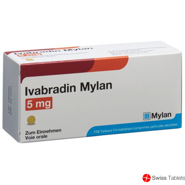 Ivabradin Mylan Filmtabletten 5mg 112 Stück buy online