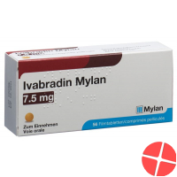Ivabradin Mylan Filmtabletten 7.5mg 56 Stück
