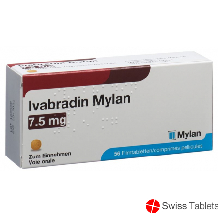 Ivabradin Mylan Filmtabletten 7.5mg 56 Stück buy online