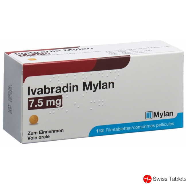 Ivabradin Mylan Filmtabletten 7.5mg 112 Stück buy online