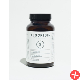 Algorigin Spirulina Pulver Bio Flasche 100g