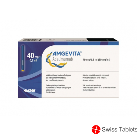 Amgevita Injektionslösung 40mg/0.8ml Fertigpen buy online