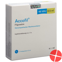 Accofil Injektionslösung 480mcg/0.5ml Fertigspritze 5x 0.5ml