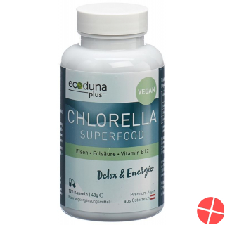 Ecoduna Plus Chlorella Kapseln Dose 120 Stück