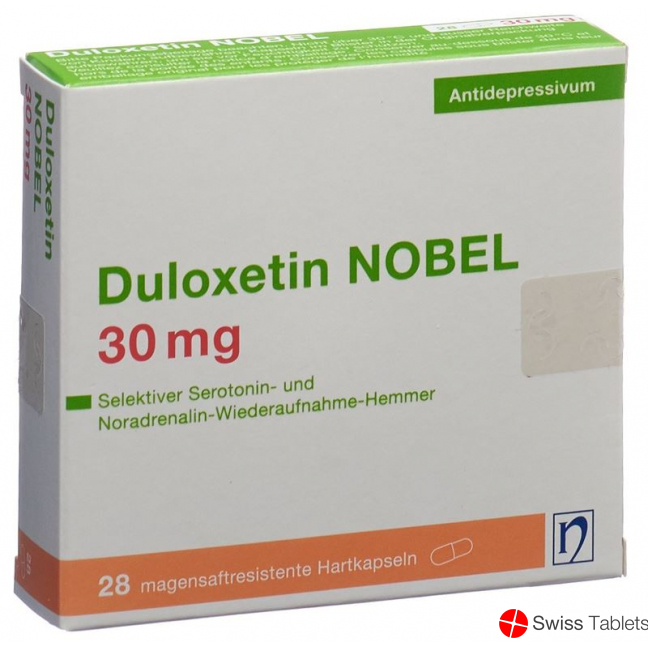 Duloxetin Nobel Kapseln 30mg 28 Stück buy online