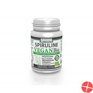 3 Chenes Spiruline Tabletten Vegan Bio 100 Stück