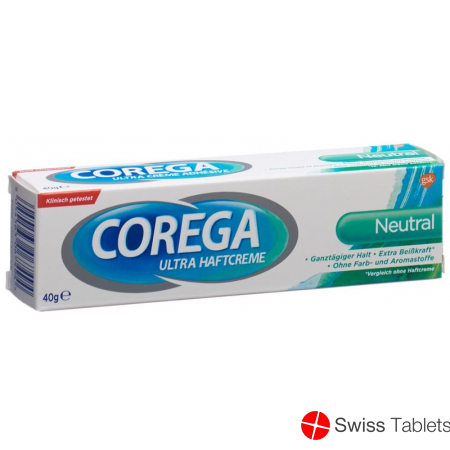 Corega Ultra Haftcreme Neutral (neu) 40g buy online