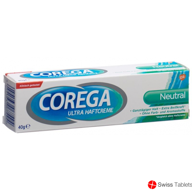 Corega Ultra Haftcreme Neutral (neu) 40g buy online