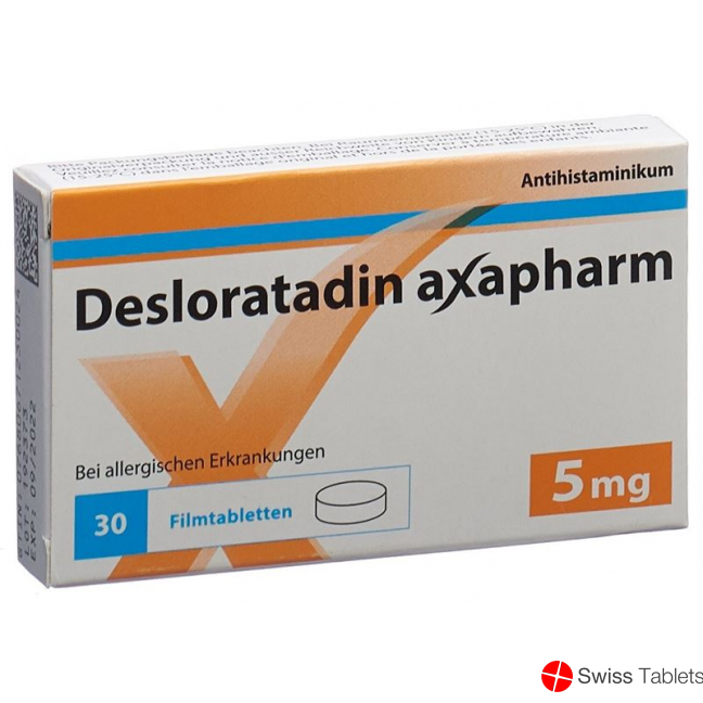 Desloratadin Axapharm Filmtabletten 5mg 30 Stück buy online