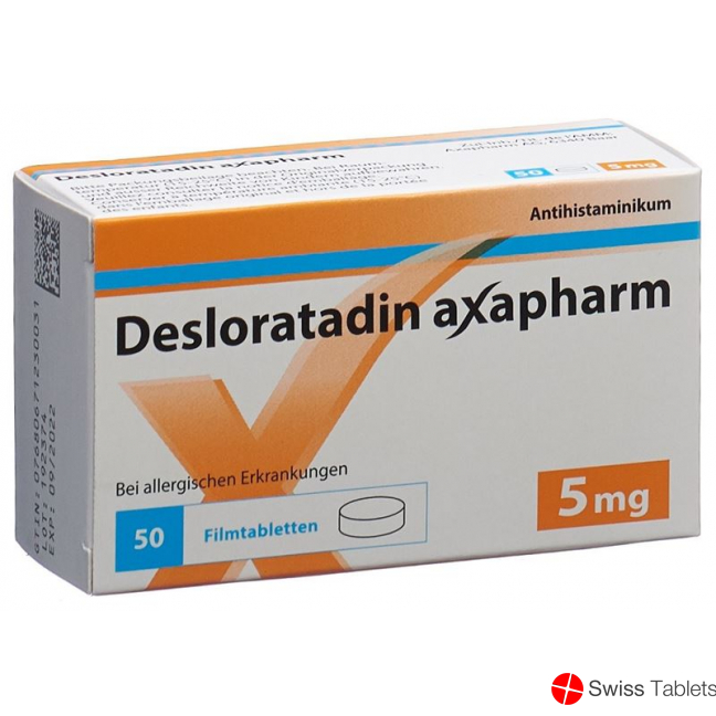 Desloratadin Axapharm Filmtabletten 5mg 50 Stück buy online