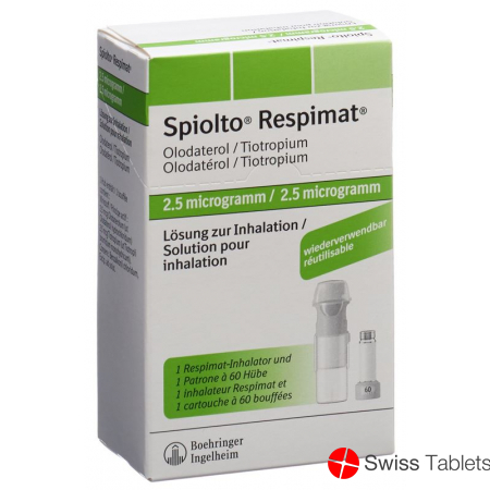 Spiolto Respimat Inhal Lös 2.5 mcg / stroke reusable 60 Dos