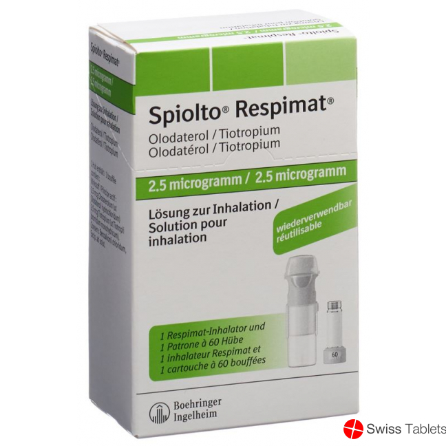 Spiolto Respimat Inhal Lös 2.5 mcg / stroke reusable 60 Dos
