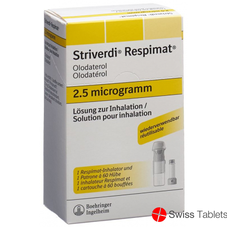 Striverdi Respimat Inhal Lös 2.5 mcg / stroke reusable 60 Dos