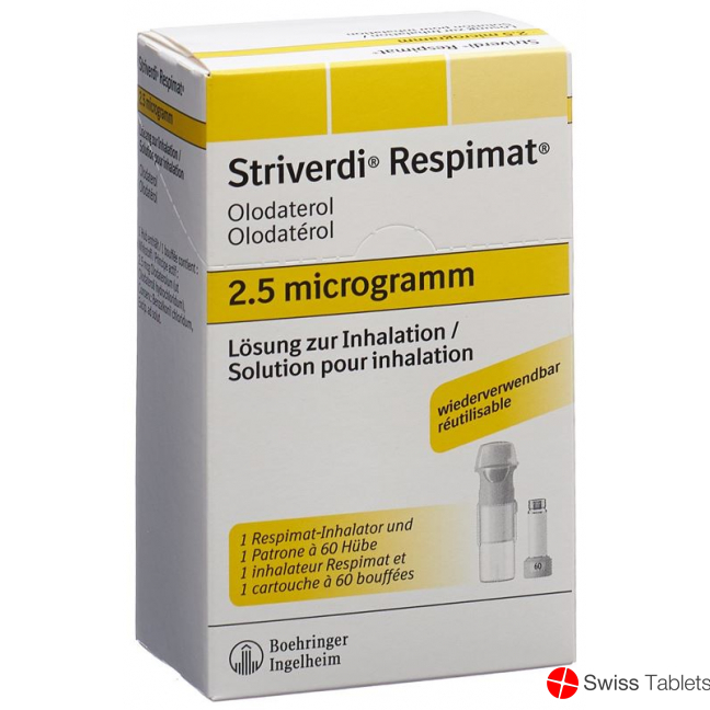 Striverdi Respimat Inhal Lös 2.5 mcg / stroke reusable 60 Dos
