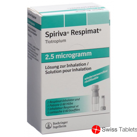 Spiriva Respimat Inhal Lös 2.5 mcg / stroke reusable 60 Dos