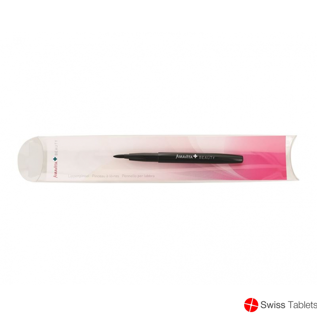 Amavita Beauty Lip Brush Retractable Oval Flat buy online