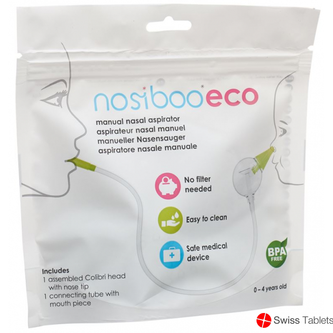 Nosiboo Eco Mouth Operated Nasal Aspirator buy online