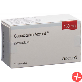 Capecitabin Accord Filmtabletten 150mg 60 Stück Capecitabin Accord Filmtabletten 150mg 60 Stück