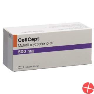 Cellcept (pi) Filmtabletten 500mg 50 Stück