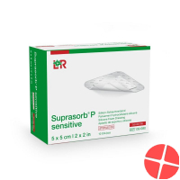 Suprasorb P Sensitive Border Lite 5x5cm 10 Stück