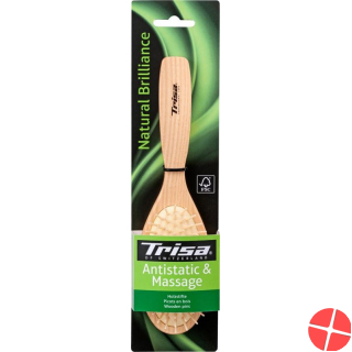 Trisa Natural Brilliance rubber brush wooden pencils