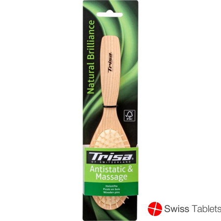 Trisa Natural Brilliance rubber brush wooden pencils buy online