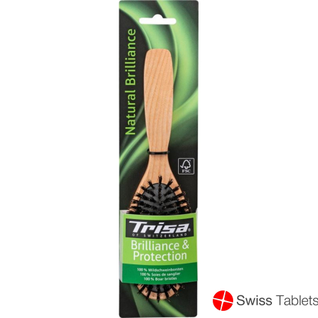 Trisa Natural Brilliance Hairbrush Pure bristles buy online