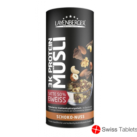 Layenberger 3k Protein-Muesli Schoko-Nuss 390g buy online Layenberger 3k Protein-Muesli Schoko-Nuss 390g buy online