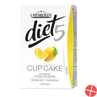 Layenberger Diet5 Cup Cake Zitrone 5x 45g