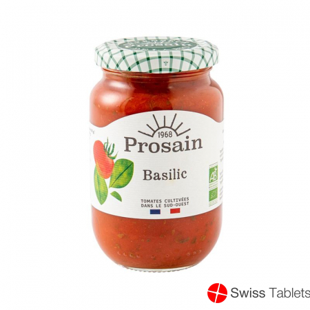 Pro Sain Tomaten Sauce M Basilikum Bio Glas 200g buy online