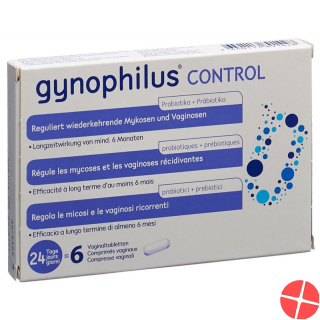 Gynophilus Control vaginal tablets 6 pieces