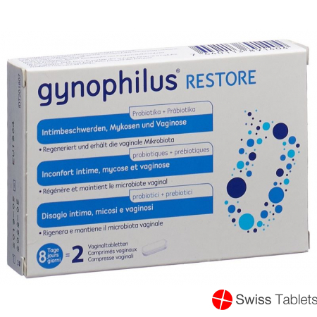 Gynophilus Restore vaginal tablets 2 pieces buy online