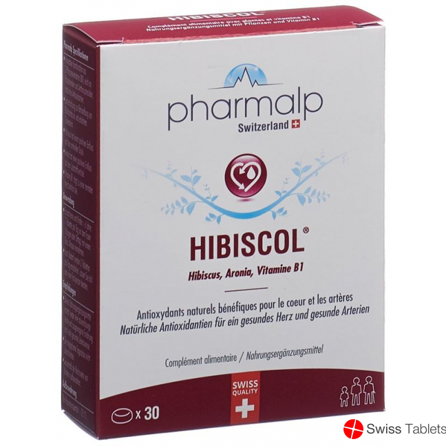 Pharmalp Hibiscol Tablets 30 Capsules buy online Pharmalp Hibiscol Tablets 30 Capsules buy online