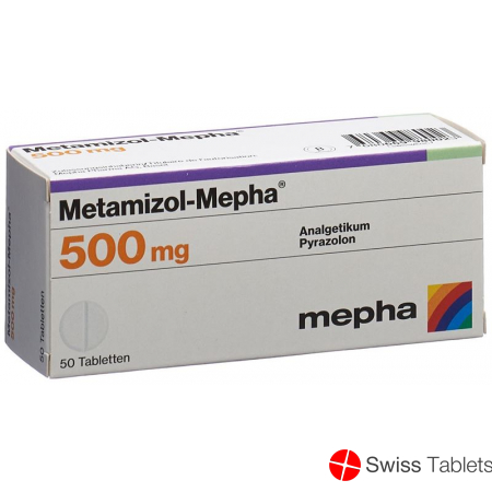 Metamizol Mepha Tabletten 500mg 50 Stück buy online