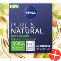 Nivea Pure & Natural Nachtcreme Arganöl Bio 50 M