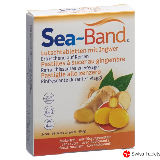 Sea-band Ginger lozenges 24 pieces buy online