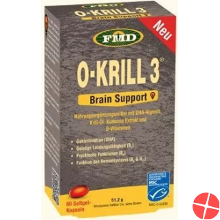 Fmd O-krill 3 Brain Support Kapseln Blister 60 Stück