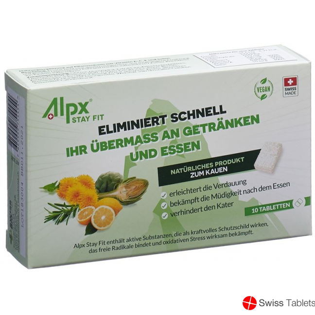 Alpx Stay Fit Tabletten 10 Stück buy online